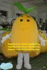 Alimentative Mascot Costume Yellow Orange Arancia Loquat Loguat Medlar Eriobotrya japonica Cartoon Character Mascotte ZZ1982 FS