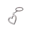Porte-clés en forme de coeur pendentif en métal Couple romantique porte-clés porte-clés accessoires de mode RRA432