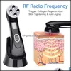 Home Beauty Instrument Eletroporação RF EMS Mesoterapia LED Light Facial MASR Aperte o cuidado da pele Radiotency Face Face Hine B Dhrzc