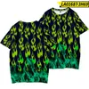 Heren t shirts zomer Chinese tij merk ronde kraag heren shirt top tees mode bedrukte korte mouw eenvoudige stijl kleding