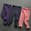 Spodnie jesienne zimowe spodnie dziecięce małe kropki plus aksamitne dziewczęta legginsy dla dzieci bawełniane ubranie dzieci 221102