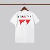 22SS herr t-shirt med brev tryckta m￤n kvinnor tee polo mode sommar tees kort ￤rm bes￤ttning hals casual t-shirt homme kl￤der s-xl