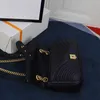Handtasche Designer-Taschen Frauen Umhängetasche Goldkette Messenger Herzförmige Schulter Kopf Haut Leder Rückenpaket Klassische Schnalle Geldbörse