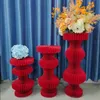 Party Decoration Folding Paper Column Display Stand Wedding Layout Backdrop Props Birthday Decor Ornament Cake Table Dessert Table