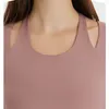 Fashionabla nackh￤ngande yogar kl￤der l￥ng￤rmad fitness bh kvinnors nya sexiga netr￶d samma stil topp smal kropp avsl￶jande sport t-shirt med kudde velafeel