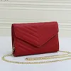 2022 Donne LOULOU Borsa Borsa a mano Flap Oro argento Borse a tracolla a catena Designer di lusso Tote Lady Clutch Messenger Borsa a tracolla da sera Y5172068