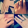 Collier Boucles d'oreilles Set Miqiao Silver plaqué 8 Numéro Infinity Vintage Bangle Bracelet Pendant Ring Jewelry For Womem Wedding Couple Couple