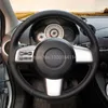 Steering Wheel Covers Hand-stitched Non-slip Durable Micro Fiber Leathe Car Cover Wrap For 2 2008-2014