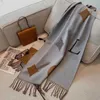 Winter Fashion Scarves Womens Designer Wool Scarf Casual Letters Tassels Shawl Women Mens Scarfs Wraps Print Muffler D2211021F215H