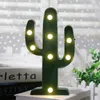 Veilleuses Led éclairage enfants Cactus forme chaîne arbre de noël décoration maison fête vacances lumière lampe