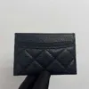 Wallets Luxury Top Quality Genuine Leather With ID Wallet Coin Purse Cowhide Caviar Card Holder L221101