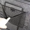 Storage Bags Room Car Auto Trunk Rear Mesh Net Bag Sticker Hook Organizer Sundries Elastic String Resilient Pouch Gadgets ZM56