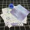 Gift Wrap 24 Pages 6 Flowers And Leaves Starry Sky Diamond DIY Handmade Paper Dark Light Background Scrapbooking