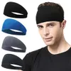 Yoga Hair Bands Sports Sweat Sweat Band Band Men Mulheres Yoga Running Hair Banda Absorve Elastic Headwrap Helterwear para basquete L221027