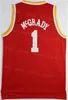 Man Basketball Retro Tracy McGrady Jersey 1 Vintage Jalen Green 4 Clyde Drexler 22 Hakeem Olajuwon 34 Team Navy Blue Red City Association Classic Stitched High