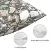 Yastık Kılıfı Bir Patlama Görüntüsü Işık Çarpık Gümüş Gümüş Gümüş Glitter C Cam D Ayna Polyester Yastık Kapak Sanat Yumuşak Atma Yastık Kılıfı 221102
