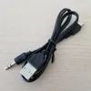 10 Pçs/lote Mini Usb 5Pin Para Usb A e 3.5mm Aux Adaptador de Áudio Cabo de Extensão de Data de Energia para MP3 MP4 Alto-falante Bluetooth