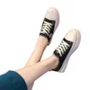 Fashion Casual Canvas Shoes 2022 Luxury Designer Women Sneakers Mens White Black Platform Men Woman Dress Footwear Trainers