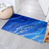 Tapis bleu or sol luxe abstrait 3D marbre salon tapis décor à la maison chambre canapé Table basse cuisine porte tapis