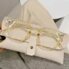 نظارة شمسية إطارات Kottdo Retro Square Anti-Blu-Light Eyeglasses Men Men Design Myopia Computer Gey Grose Frame Trend Classic Trend