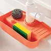 Bord Mattor 1pc Splash Proof kran Mattmatta Sink Tray Soap Dispenser Sponge Drain Pad Tork