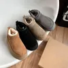 Дизайнерские сапоги Hot Mini Boot Platform Angle Boots теплые женщины US Australia Пушистые мулы Winter WGG Booties House Ugglies обувь H66K#