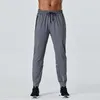 Tasarımcı Uzun Pantolon Erkekler Lulus Sport Çalışma Hizalama Yoga Açık Gym Cepleri İnce Fit Sweatpants Lus Pant Jogger Pantolonlar Erkekler Günlük Elastik Lululs Tasarımcı Elbise