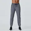 Lulus Designer Long Pants Men Sport Running Align Yoga Outdoor Gym Pockets Slim Fit Sweatpants Lu Pant Jogger Trousers Mens Casual Elastic Lululemens Designer