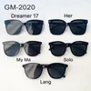 Óculos de sol Korea Gentle Brand GM Sunglasses Women Fashion Round Sun Glasses Classic Lady Elegant Sunglass Men Retro Eyewear Her Myma 221101