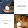 Night Lights Cute Pet Light Deer Nursey For Kid Baby Stepless Touch USB Rechargeable Table Lamp Home Decoration