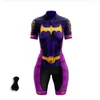 Set da corsa Tuta da triathlon Abbigliamento Maglia da ciclismo VAI A Pezzo Tuta Collant Costume da bagno da corsa Donna Outdoor