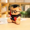 23cm mignon Dr Bear Plux Toy en peluche Soft Kawaii Teddy Bear Animal Dolls Graduation Birthday Gifts For Kids Children Girls3646082