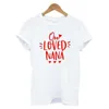 One Loved Tee Nana Fashion Valentinstag Mädchen T-Shirt Damen Tops Lustige Kurz