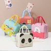 Storage Bags New cartoon portable lunch box insulated lunch bag thickened aluminum foil for students