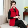 Coletes femininos 2022 fleece mulheres outono coreano jaquetas mangas ladras com zíper casual casual cistas