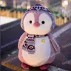 20/27/37 cm Simulation pingouin avec écharpe chapeau peluche peluche poupées pour enfants anniversaire saint valentin cadeau