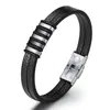 Lien Bracelets 2022 Hommes Tendance Décontractée En Acier Inoxydable Bracelet En Cuir Simple Mode Charme