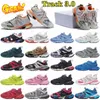 Sıradan Ayakkabı Tasarımcı Track 3 3.0 Erkek Kadın Spor Ayakkabı Üçlü Beyaz Siyah Gomma Deri Eğitmeni Baskılı Platform Ayakkabı Track