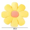 Pillow Backrest Six Petal Flower Girly Room Decor Sunflower Bay Window Pink Setting For Kids Bedroom Seat