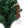 Сублимация пустая металлическая рождественская елка подвеска для тепловой печати