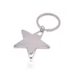 DIY Pentagram Keychains Creative Metal Bagage Decoration Pendant Gift Keyring RRA487