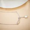 Necklaces Bracelet designer jewelry New Aurora ribbon necklace gold-plated S925 silver simple luxury