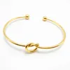 Simple Love Knot Bracelet European and American metal open bracelet DIY men's and women's bracelets link1