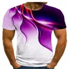 Men's T Shirts Three-dimensional Graphic T-shirt Men's Casual Top Fun 3D Summer Round Neck