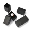Caixas de assistir caixas de moda clássica relógios acessórios Caixa de presente de relógio de pulso preto cor 12x7.5x7cm estilo de retângulo com revestido