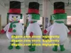 Jul Xmas Snowman Snow Man Mascot Costume Adult Cartoon Character PROMOTION PUNCTS Grand Opening Classic Presentware ZZ5188