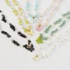 Choker Bohemian vintage kolorowe ręcznie robione kamienne koraliki motyla w zawieszki biżuteria