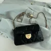 Bolsas de noite Chain Fragrance Chain Small Bag Feminino 2022 Mensageiro de ombro único Lingge Pearl Lingge