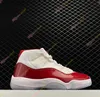 OG Designer Jumpman 11s Retro Men Basketball schoenen Cherry Cool Gray Bred Instinct 25e verjaardag