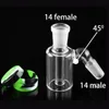 Atacado Hookah Ash Catcher com 14mm 18mm Feminino Masculino Joint Water Pipes Catchers Silicone Wax Oil Container Reclaimer Grosso Ashcatcher para vidro Dab Rig Bongs